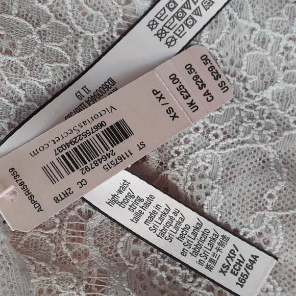SALE!! Brand New VICTORIA'S SECRET HIGH WAISTED THONG- XS - Picture 4 of 4